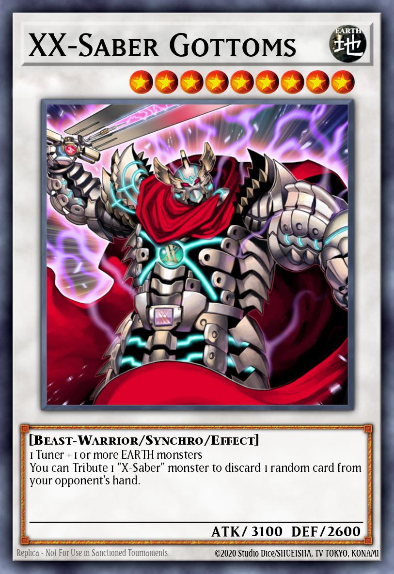 XX-Saber Gottoms Common L26D-ENX34 Legendary Modern Decks 2026 Yugioh card