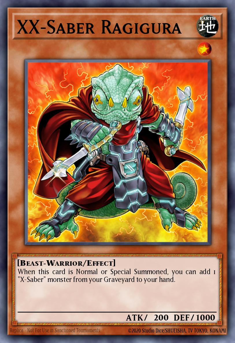 XX-Saber Ragigura Common L26D-ENX05 Legendary Modern Decks 2026 Yugioh card
