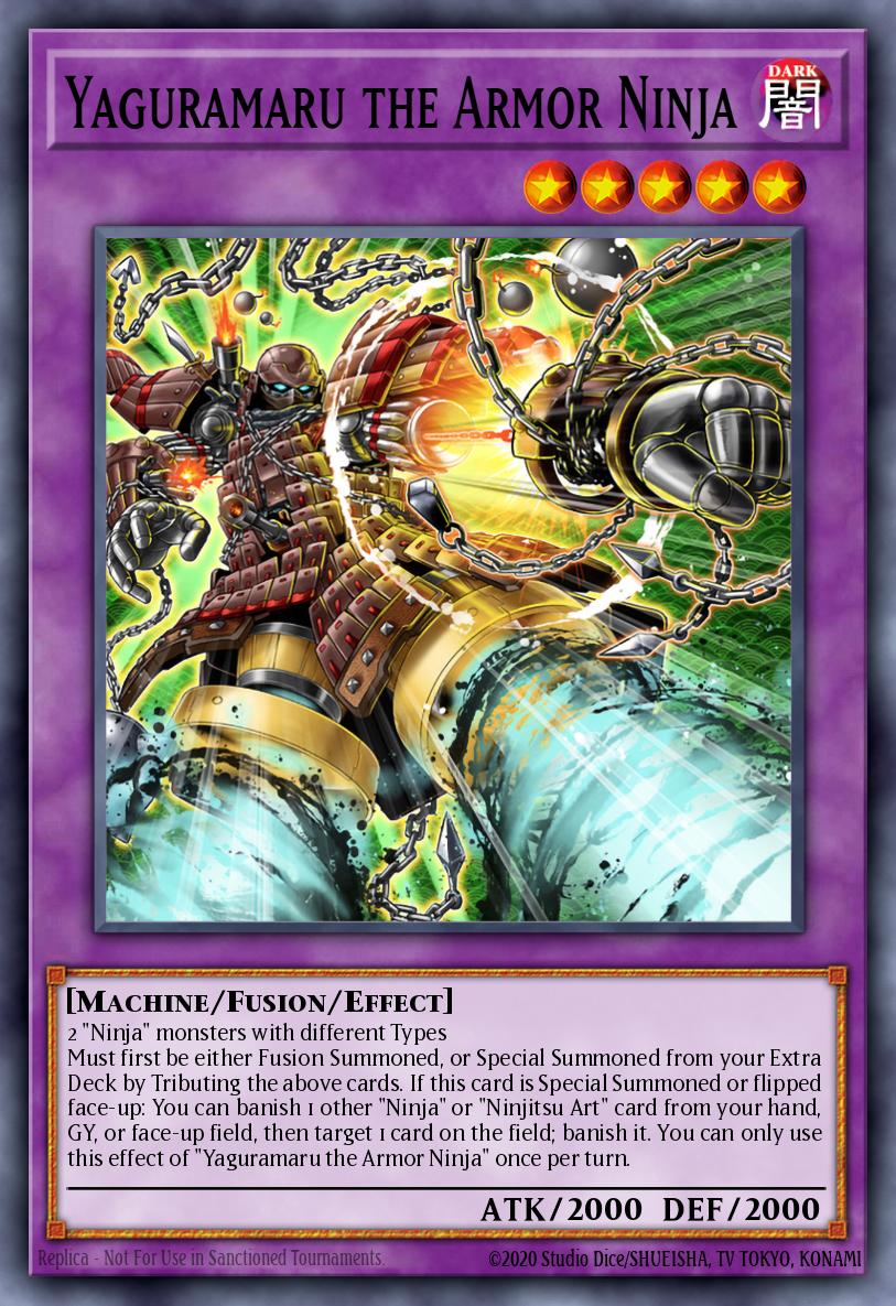 Yaguramaru the Armor Ninja Common PHHY-EN036 Photon Hypernova Yugioh card