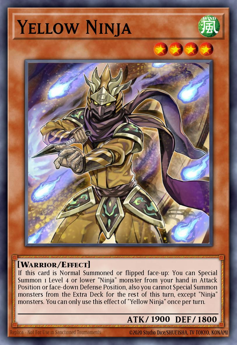 Yellow Ninja Common MP25-EN449 2025 Mega-Pack Tin Yugioh card