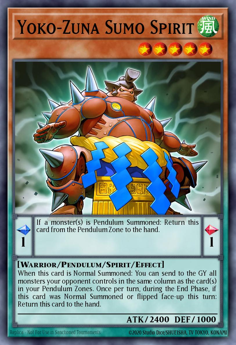 Yoko-Zuna Sumo Spirit Common MP18-EN168 2018 Mega-Tin Mega Pack Yugioh card
