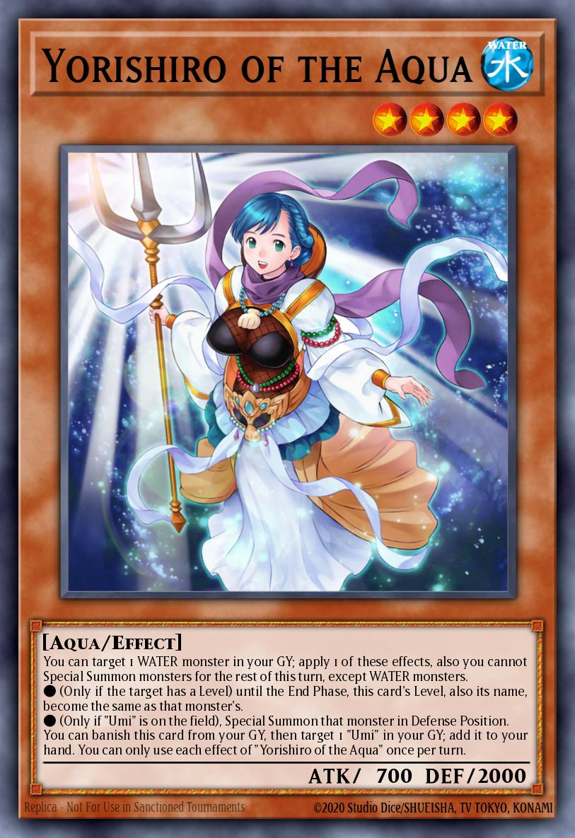 Yorishiro of the Aqua Ultra Rare MP23-EN218 25th Anniversary Tin Dueling Heroes Mega Pack Yugioh card