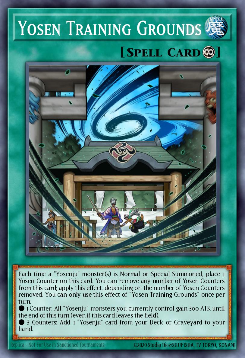 Yosen Training Grounds Super Rare THSF-EN008 The Secret Forces Yugioh card
