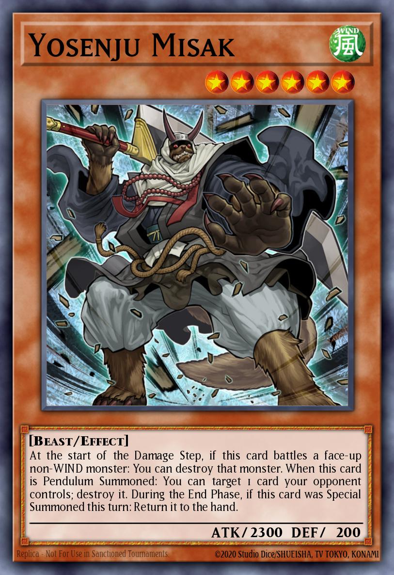 Yosenju Misak Secret Rare THSF-EN002 The Secret Forces Yugioh card