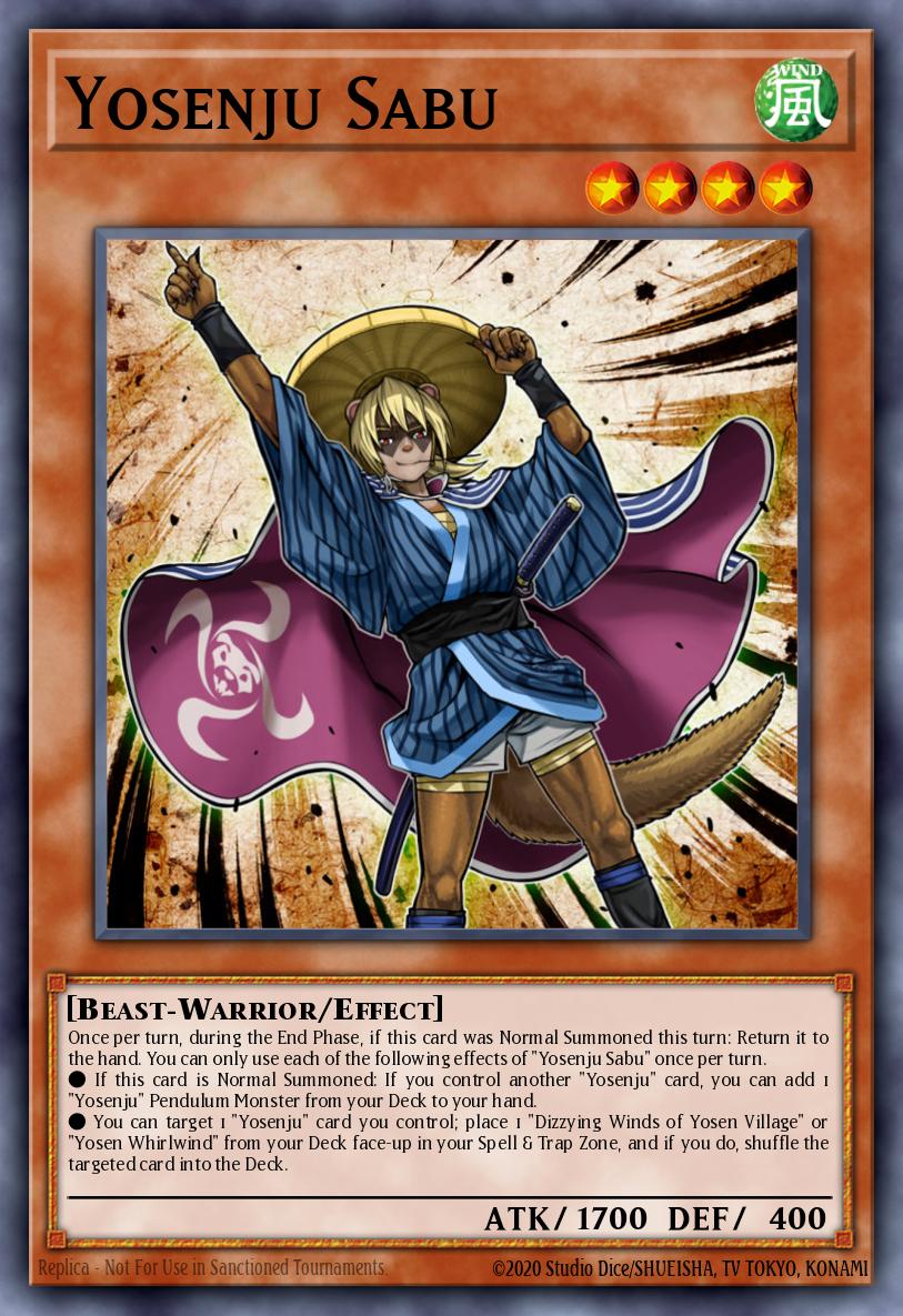 Yosenju Sabu Common RIRA-EN009 Rising Rampage Yugioh card