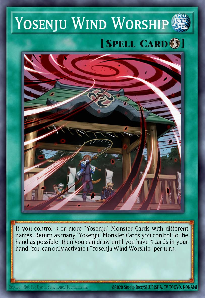 Yosenju Wind Worship Common RIRA-EN057 Rising Rampage Yugioh card