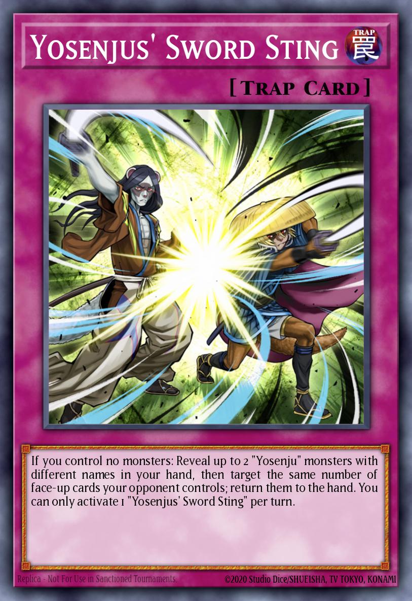 Yosenjus Sword Sting Common RIRA-EN071 Rising Rampage Yugioh card