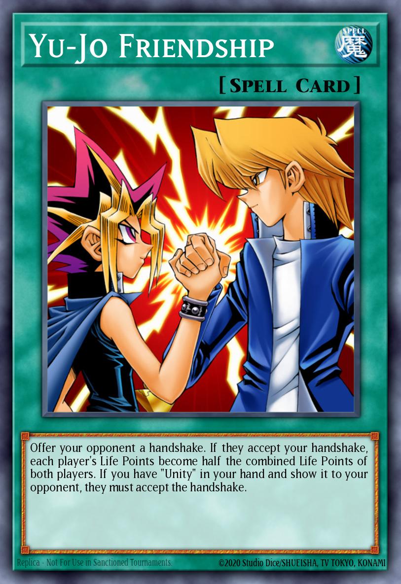 Yu-Jo Friendship Ultra Rare JUMP-EN007 Shonen Jump May 2006 subscription bonus Yugioh card