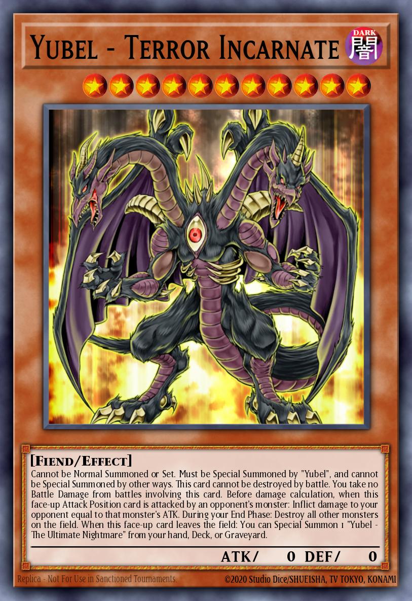 Yubel - Terror Incarnate Ultra Rare BLC1-EN028 Battles of Legend Chapter 1 Yugioh card