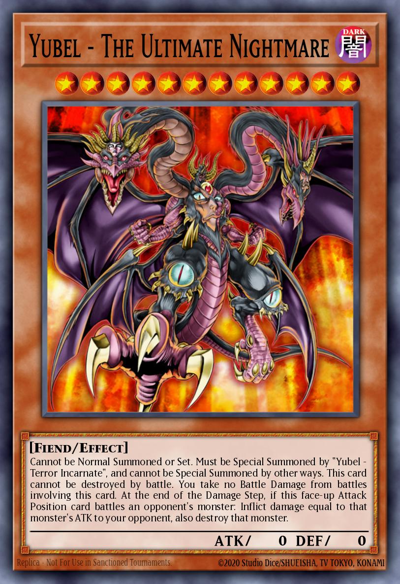 Yubel - The Ultimate Nightmare Ultra Rare BLC1-EN029 Battles of Legend Chapter 1 Yugioh card