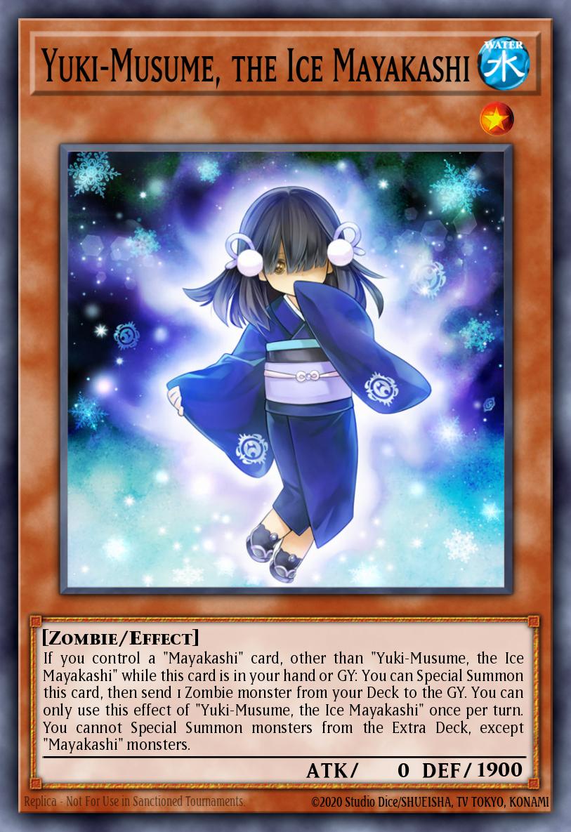 Yuki-Musume the Ice Mayakashi Common DANE-EN016 Dark Neostorm Yugioh card