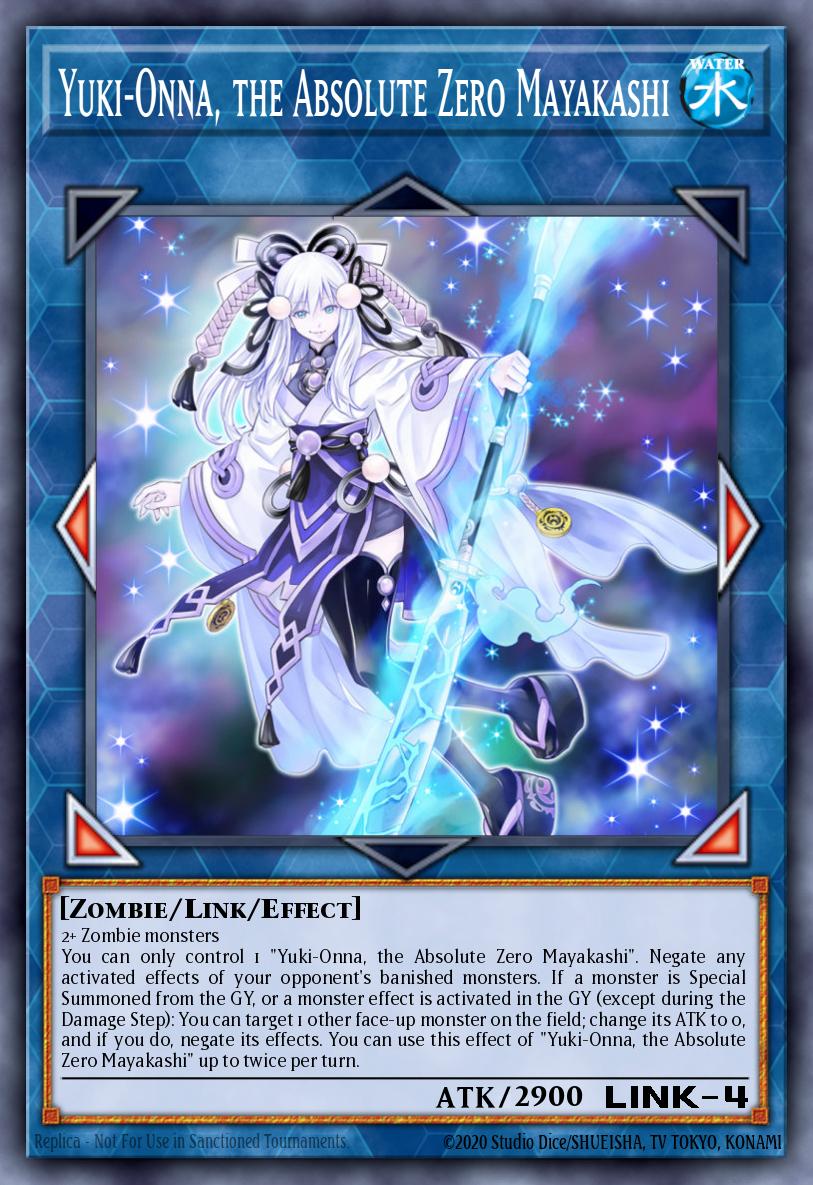 Yuki-Onna the Absolute Zero Mayakashi Ultra Rare DUOV-EN025 Duel Overload Yugioh card