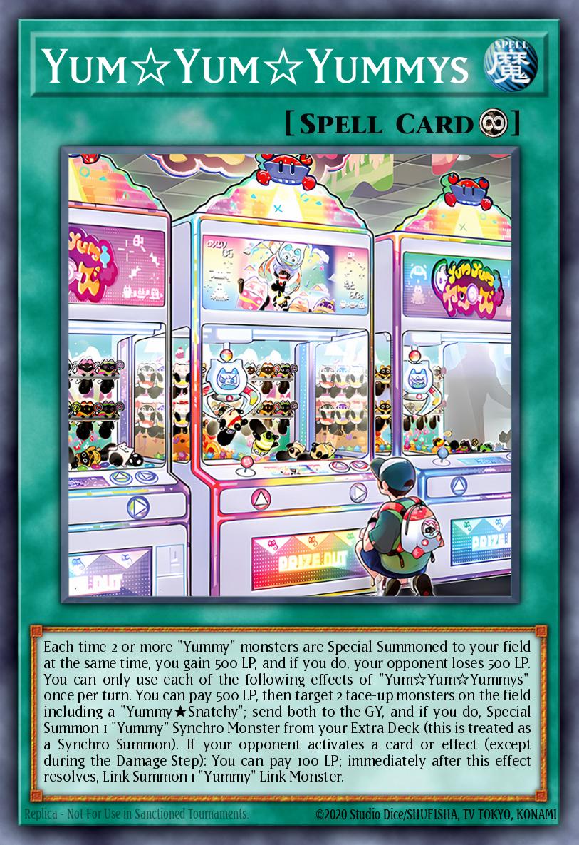 Yum☆Yum☆Yummys Super Rare DOOD-EN067 Doom of Dimensions Yugioh card
