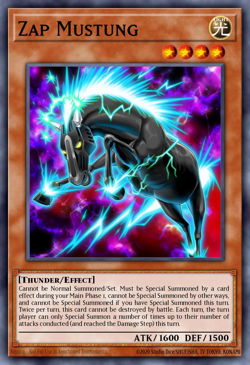 Zap Mustung Ultra Rare BLGG-EN066 Battles of Legend: Glorious Gallery Yugioh card