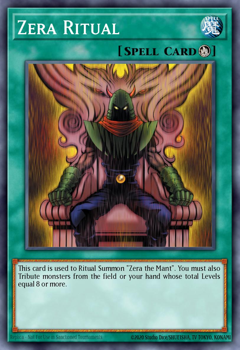 Zera Ritual Secret Rare PP01-EN010 Premium Pack (TCG) Yugioh card