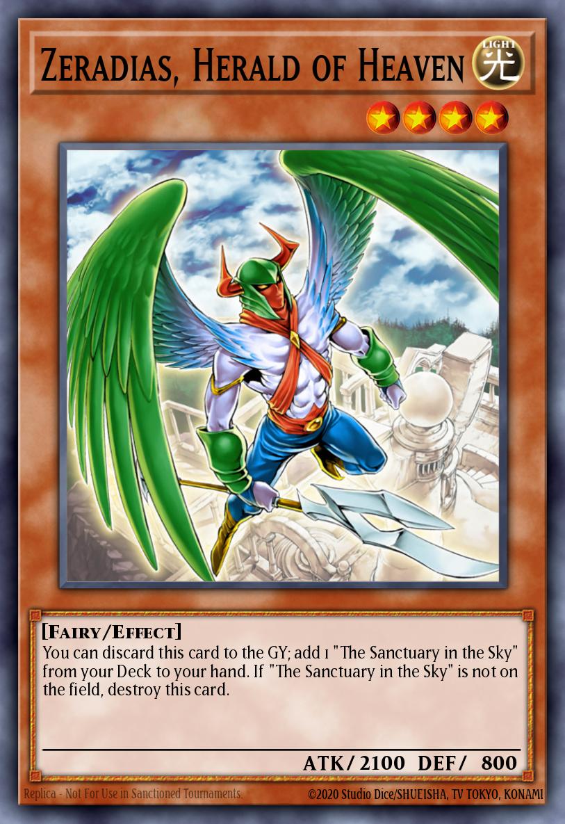 Zeradias Herald of Heaven Rare FOTB-EN018 Force of the Breaker Yugioh card
