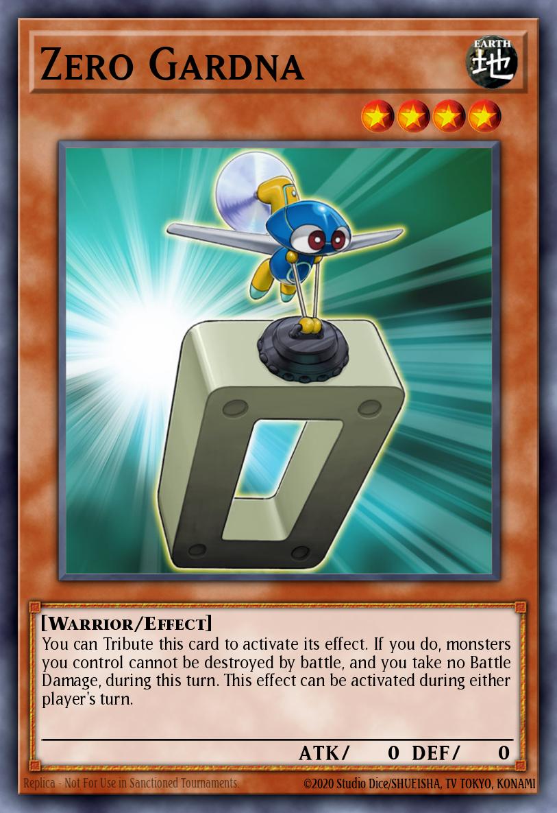 Zero Gardna Common DP09-EN012 Duelist Pack Yusei 2 Yugioh card