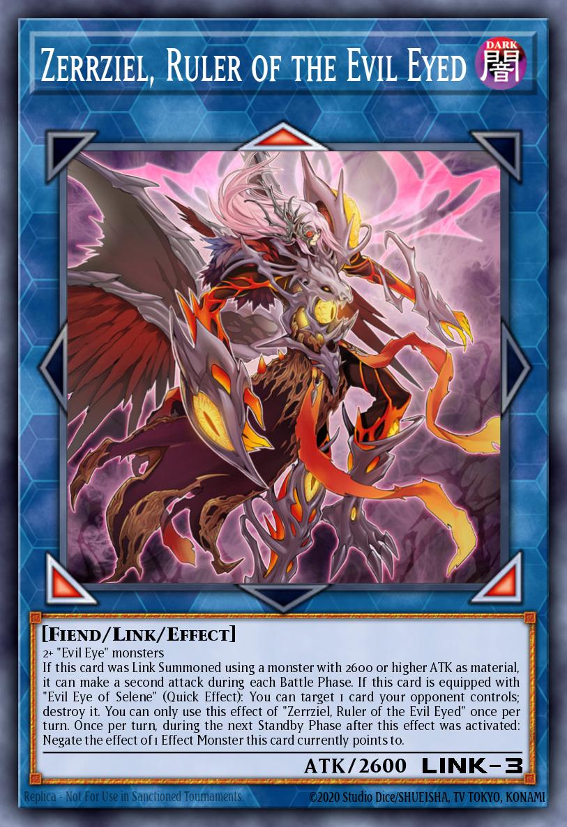 Zerrziel Ruler of the Evil Eyed Super Rare MP20-EN236 2020 Tin of Lost Memories Mega Pack Yugioh card