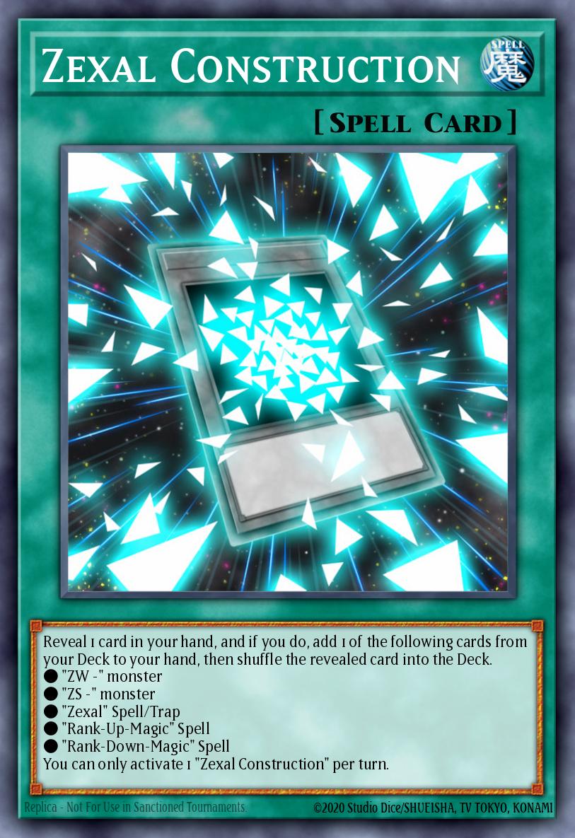 Zexal Construction Ultra Rare MP22-EN091 2022 Tin of the Pharaohs Gods Yugioh card