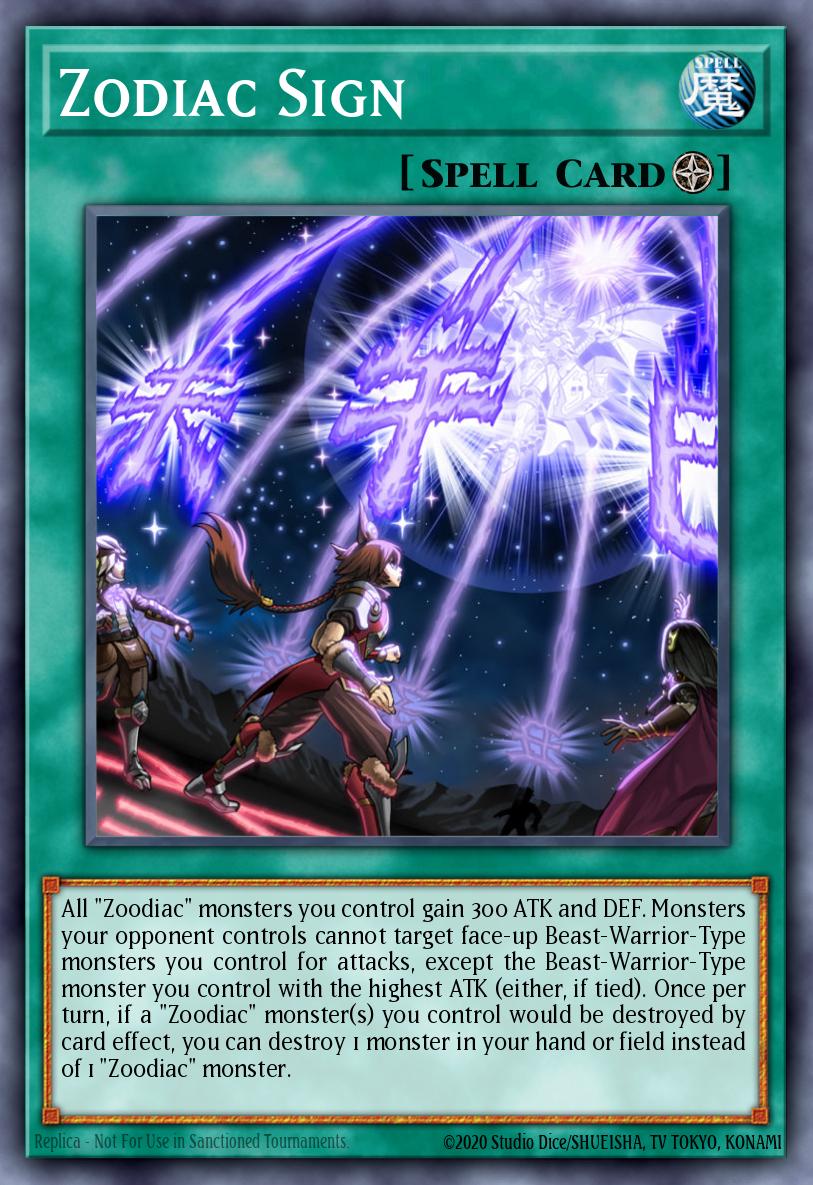 Zodiac Sign Common MP17-EN211 2017 Mega-Tin Mega Pack Yugioh card