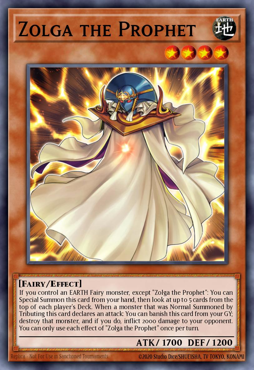 Zolga the Prophet Rare KICO-EN012 Kings Court Yugioh card