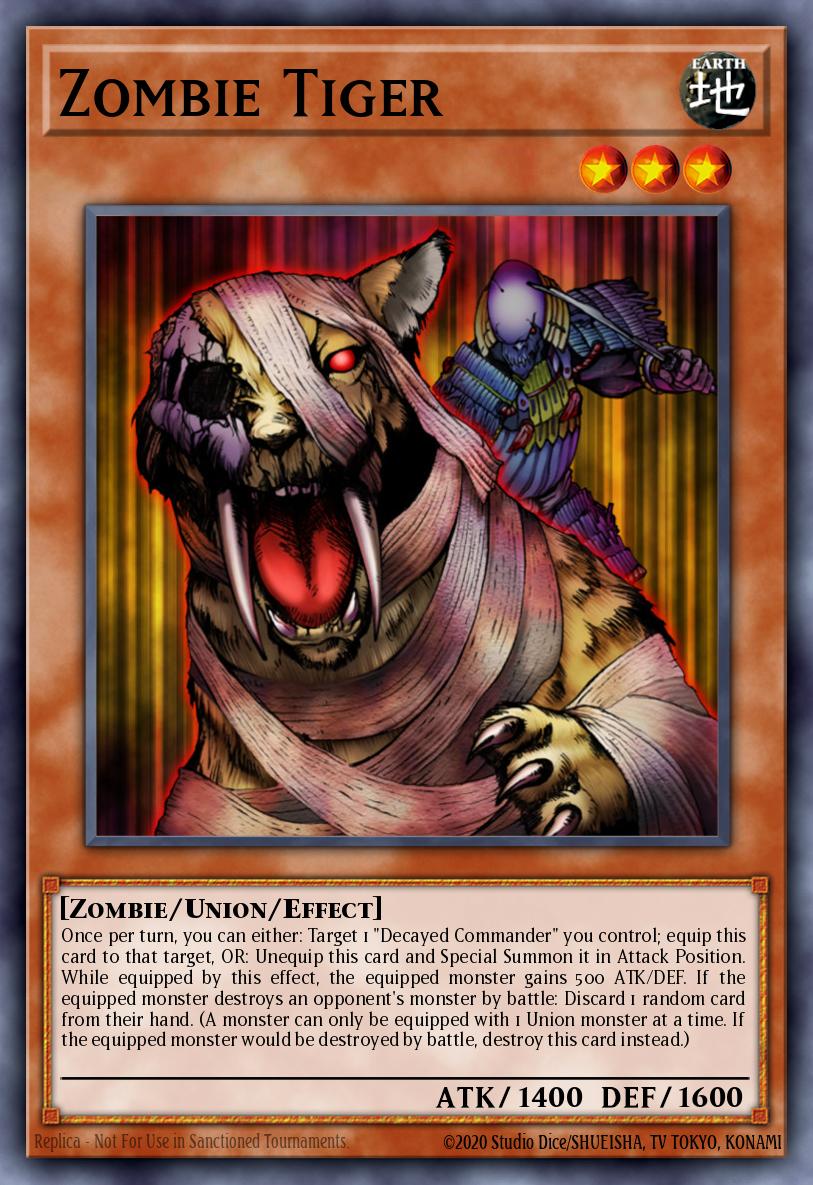 Zombie Tiger Common DR1-EN066 Dark Revelation Volume 1 Yugioh card