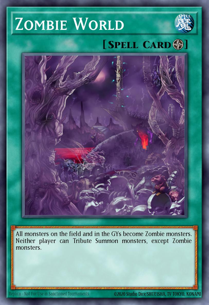 Zombie World Rare MZMU-EN109 Maze of Muertos Yugioh card