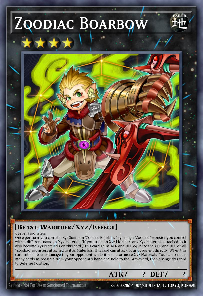 Zoodiac Boarbow Rare MP17-EN209 2017 Mega-Tin Mega Pack Yugioh card