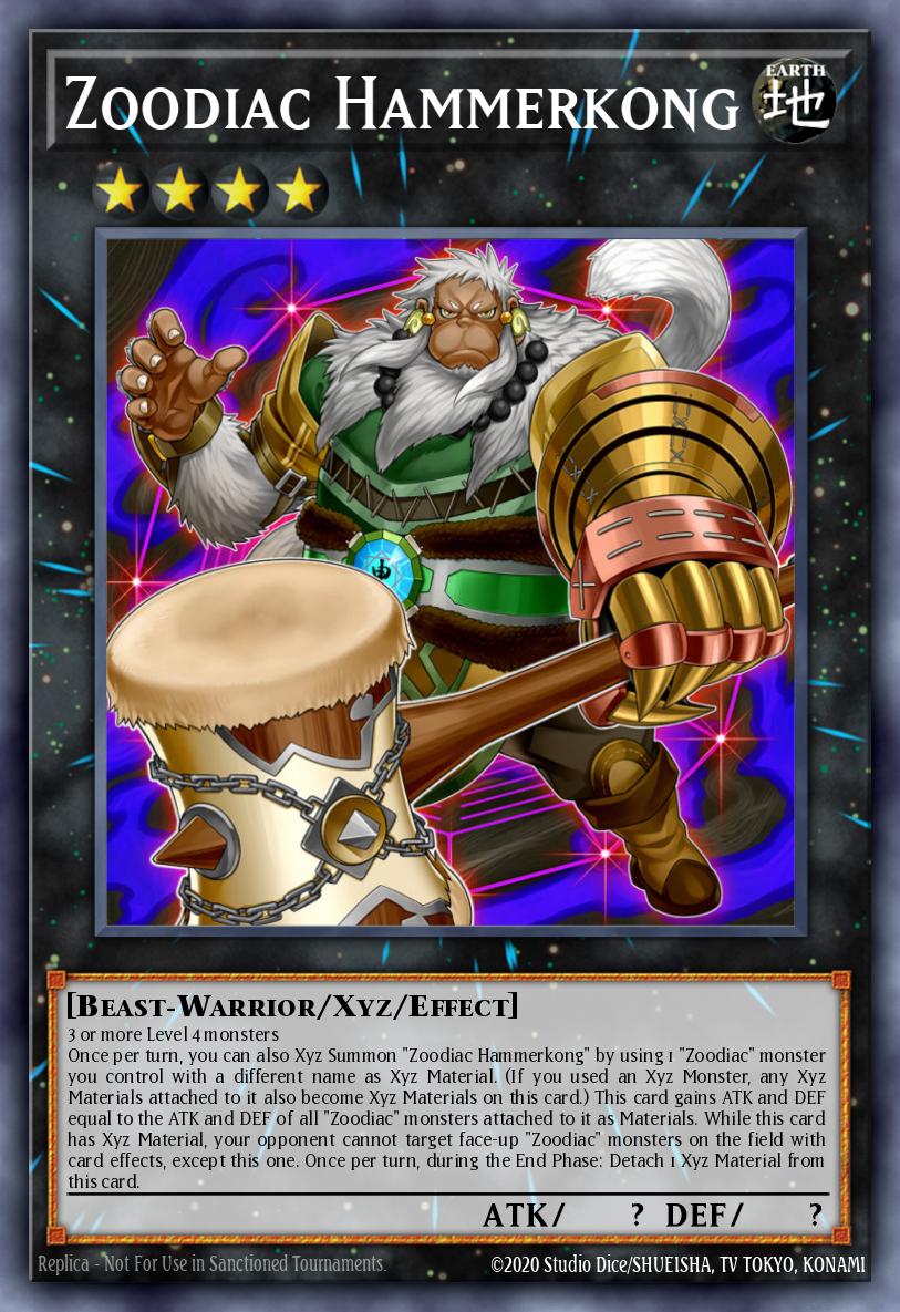 Zoodiac Hammerkong Common MACR-EN047 Maximum Crisis Yugioh card