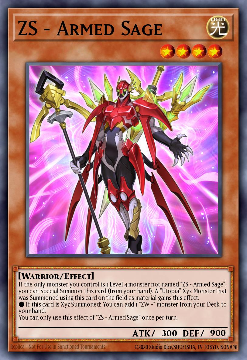 ZS - Armed Sage Super Rare MP22-EN058 2022 Tin of the Pharaohs Gods Yugioh card