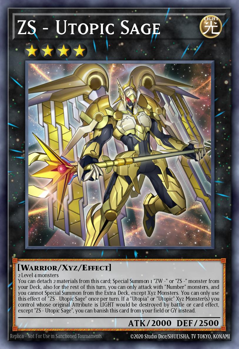 ZS - Utopic Sage Secret Rare BROL-EN058 Brothers of Legend Yugioh card