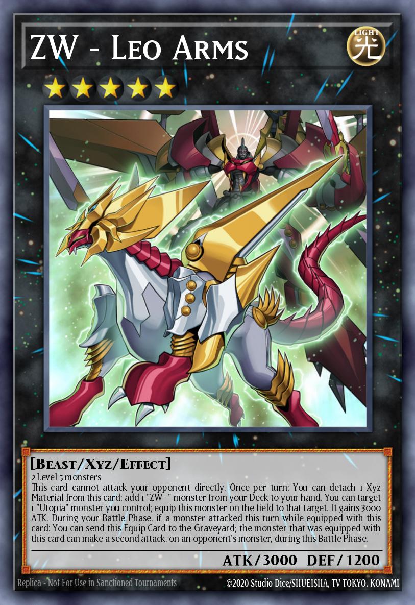 ZW - Leo Arms Ultimate Rare CBLZ-EN047 Cosmo Blazer Yugioh card