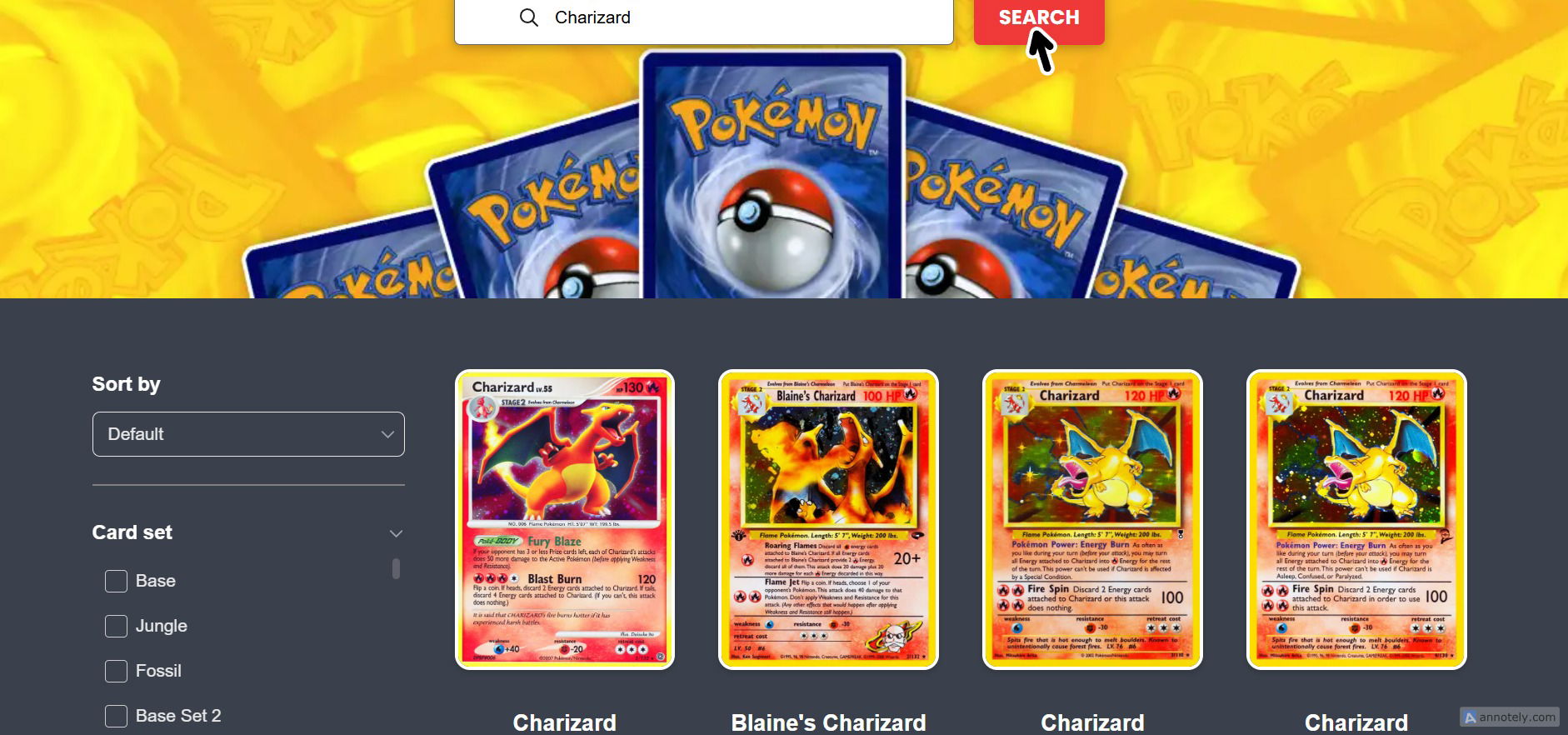 How to Look Up a Pokemon Card by Name — step 3