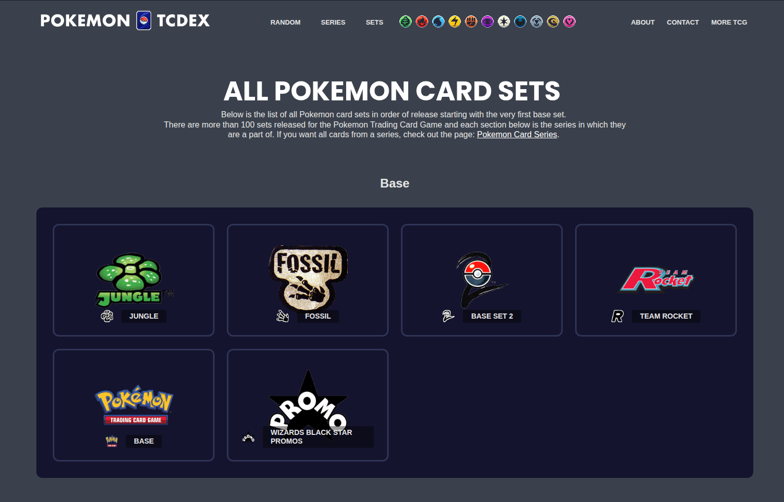 How to View All Pokemon Cards From a Set — step 1