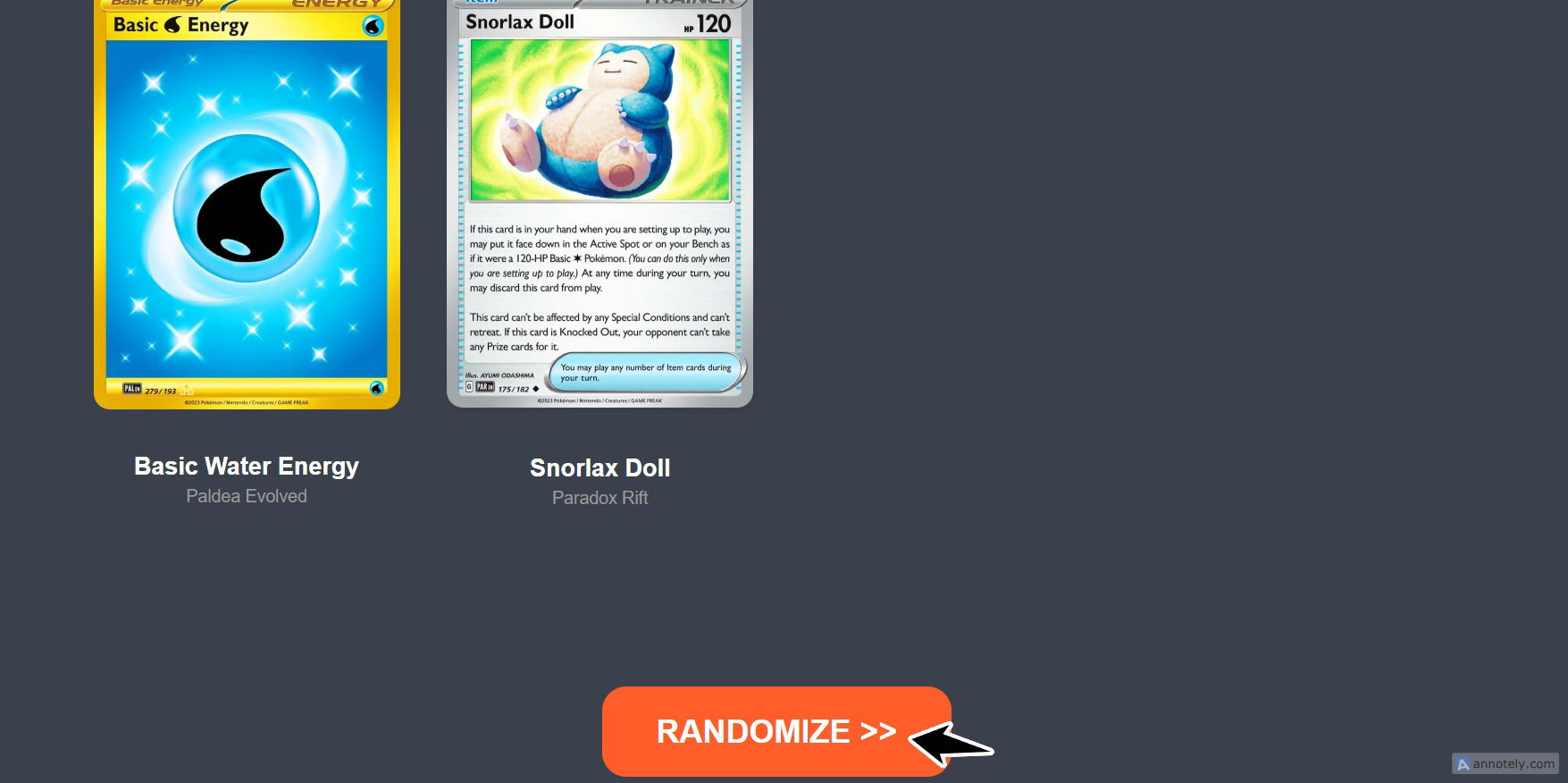 How to View Random Pokemon Cards — step 3
