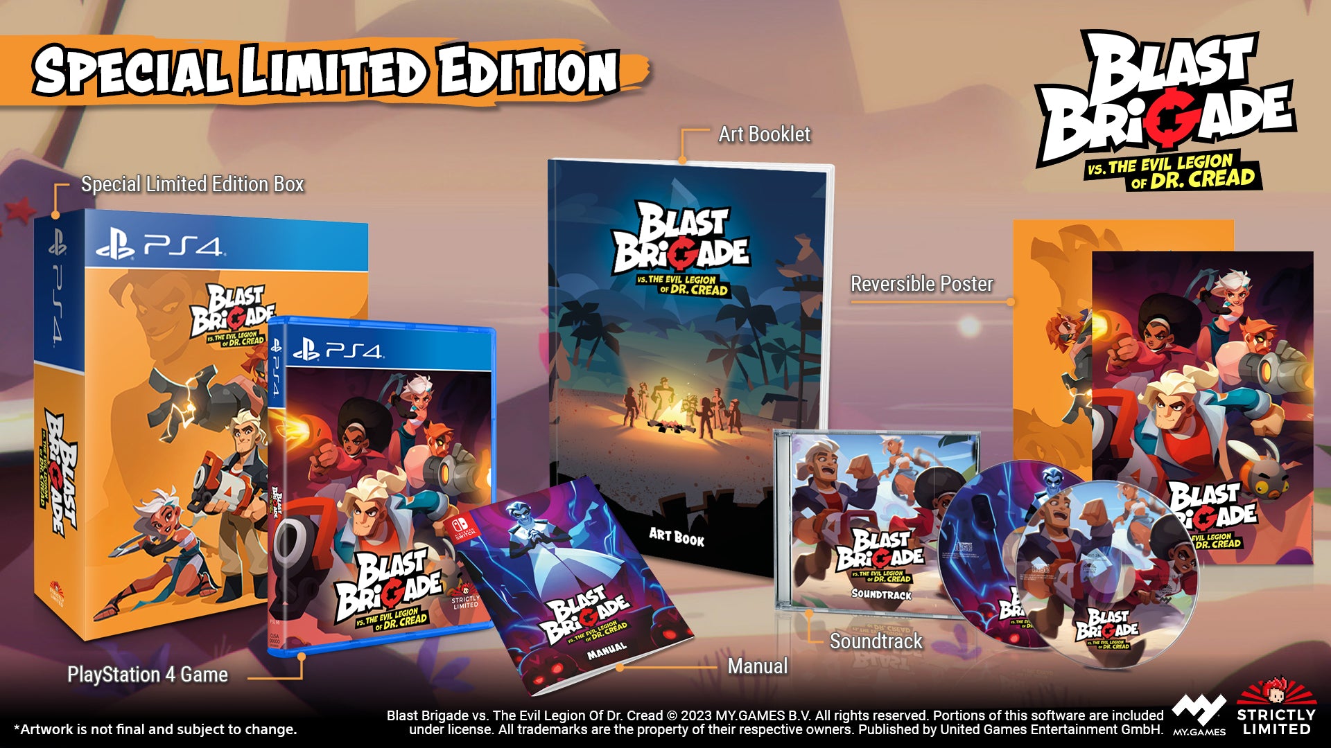 Blast Brigade vs. the Evil Legion of Dr. Cread Special Limited Edition (PlayStation 4)