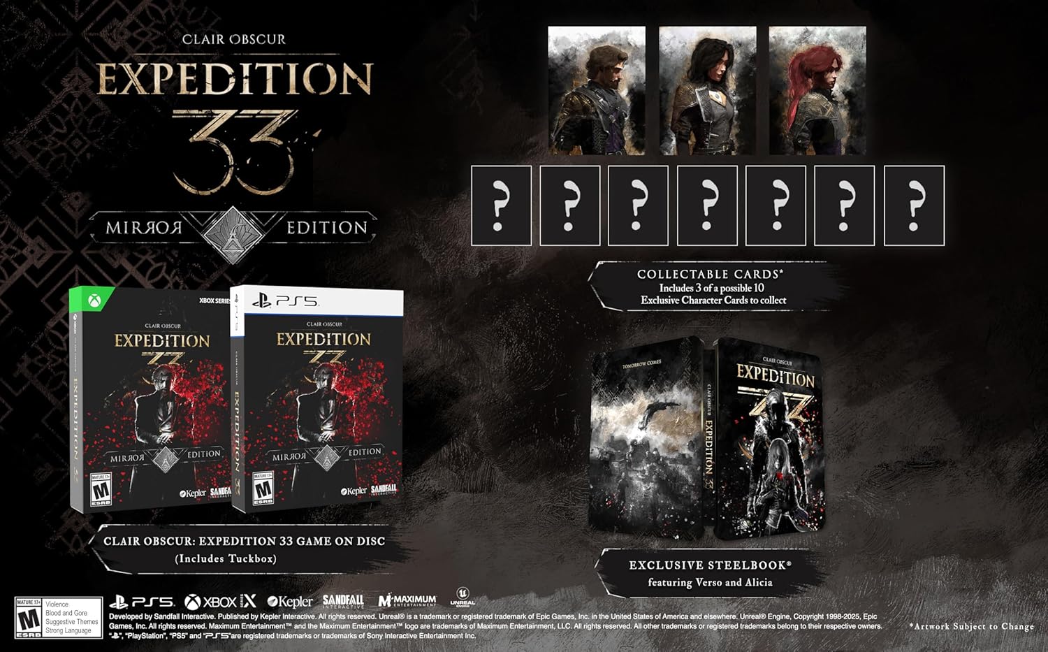 Clair Obscur: Expedition 33 Steelbook Mirror Edition