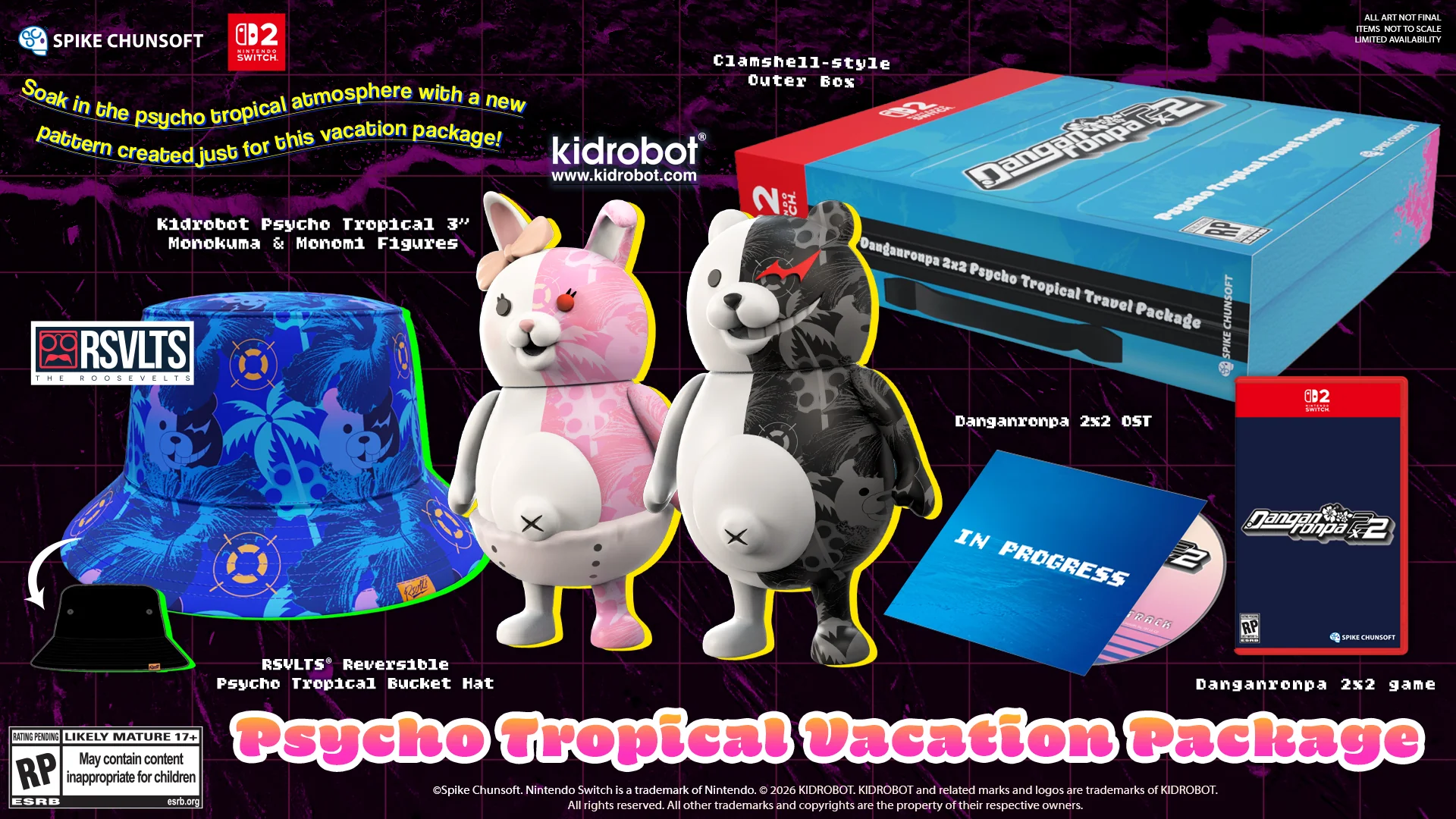 Danganronpa 2×2 Psycho Tropical Vacation Package Edition