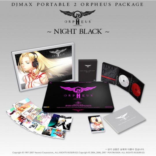 DJ Max Portable 2 Orpheus Package Night Black Limited Edition
