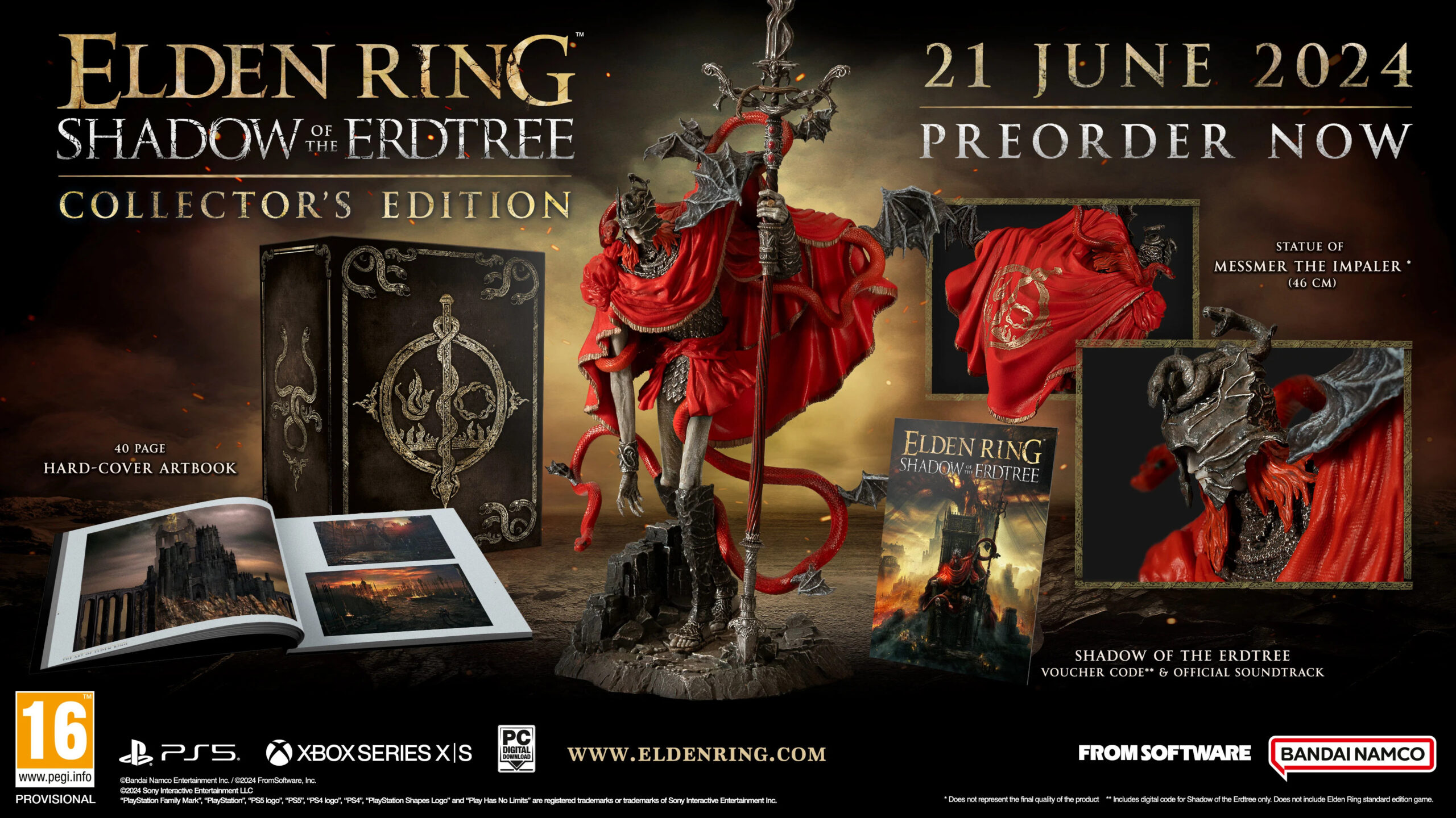 Elden Ring Shadow of the Erdtree Collector’s Edition