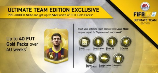 FIFA 15 Ultimate Edition