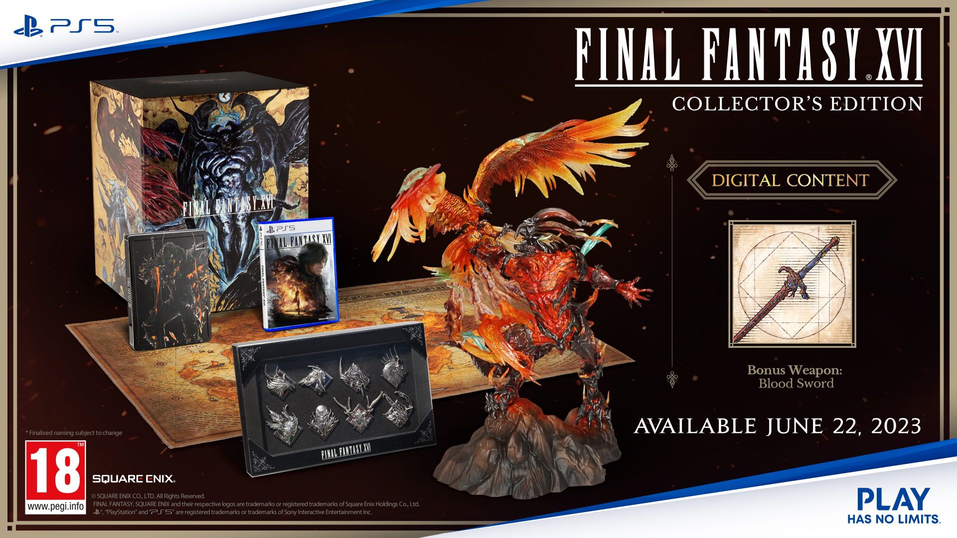 Final Fantasy XVI Collector’s Edition & Deluxe Edition