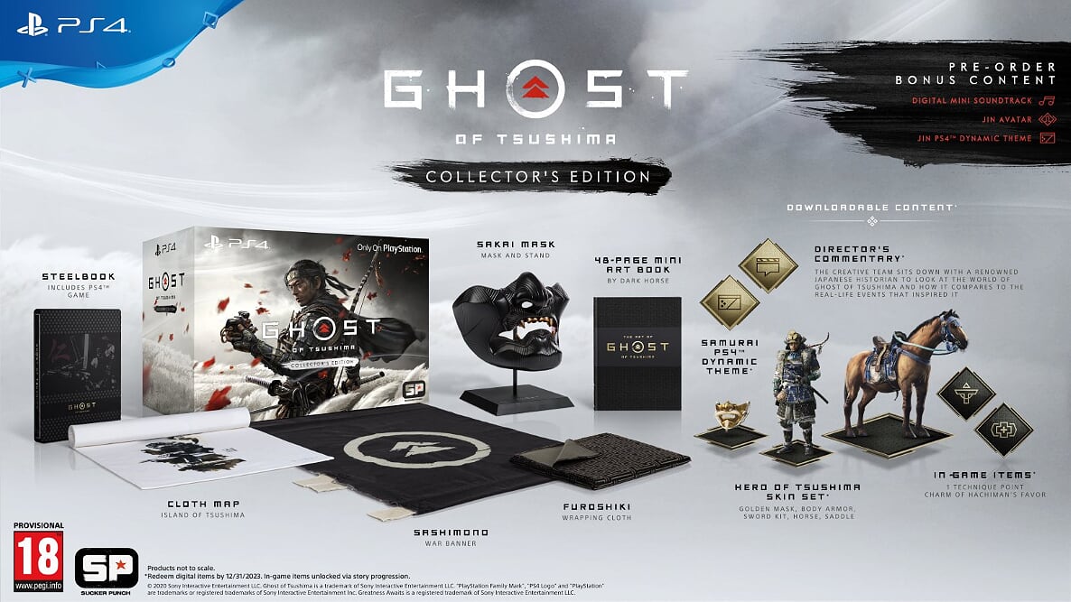 Ghost of Tsushima Collector’s Edition & Special Edition
