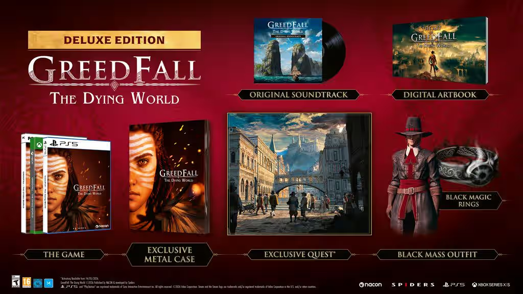 Greedfall The Dying World Deluxe Edition