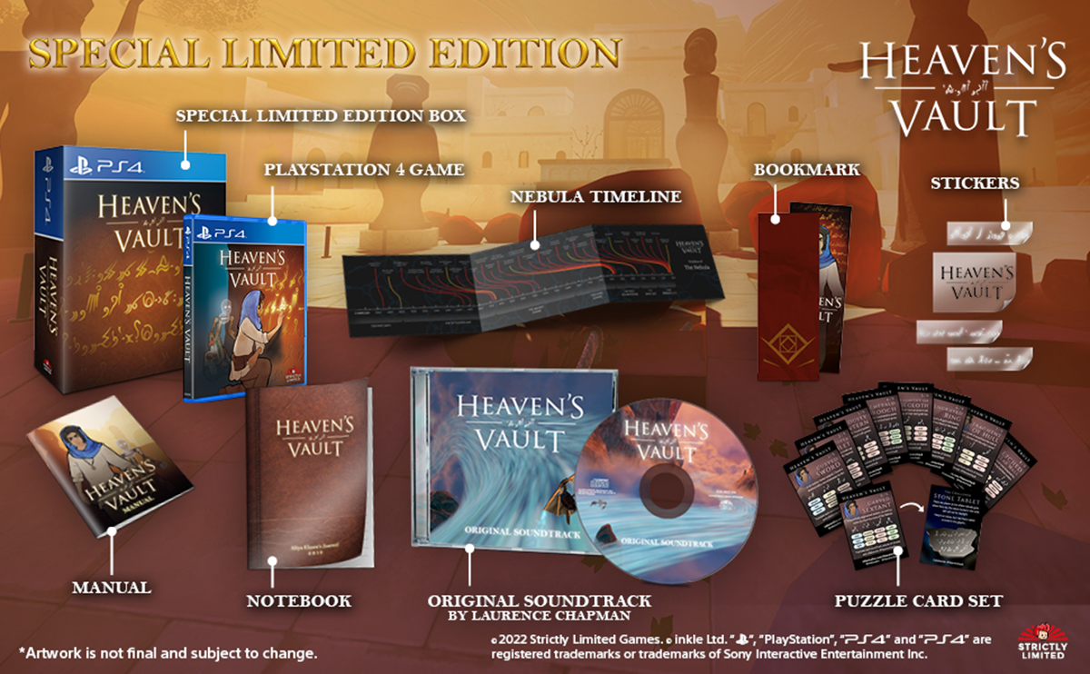 Heaven's Vault Special Limited Edition Book Bundle (PS4)