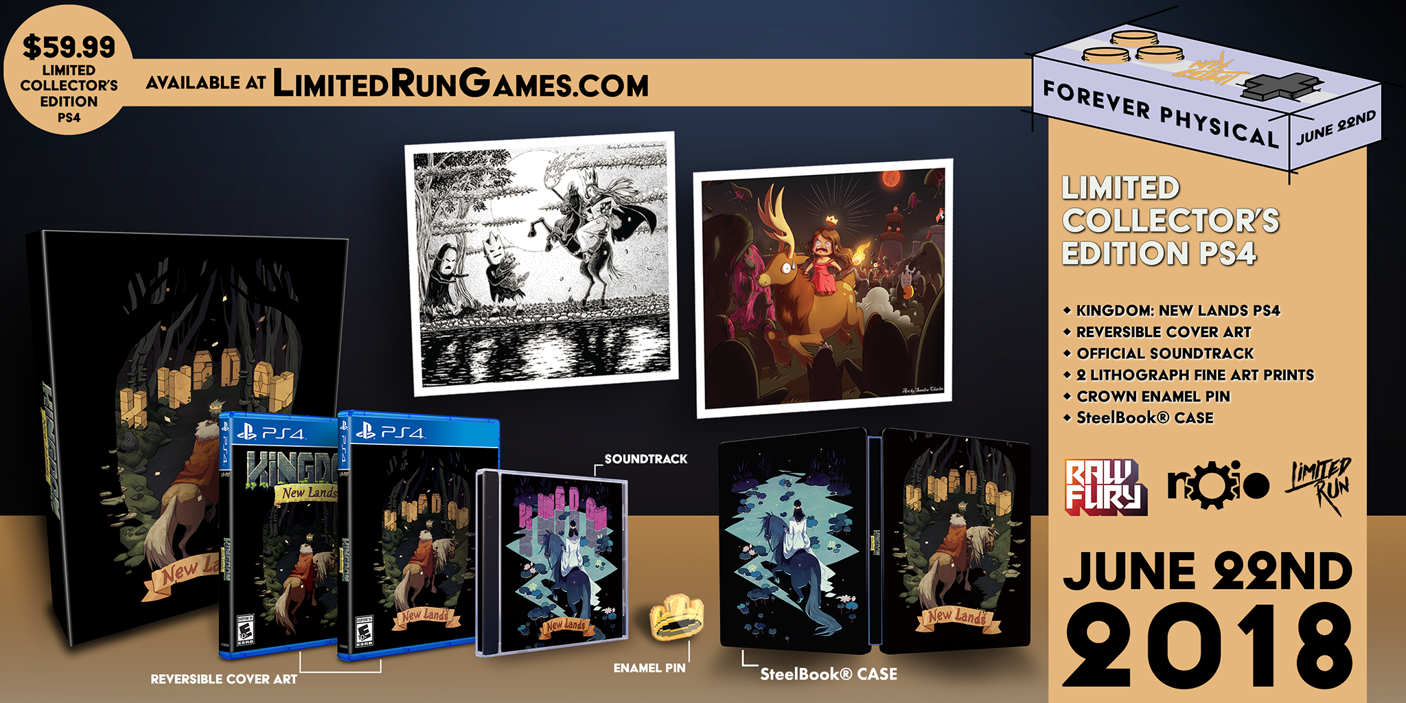 Limited Run #153: Kingdom New Lands Collector's Edition (PS4)