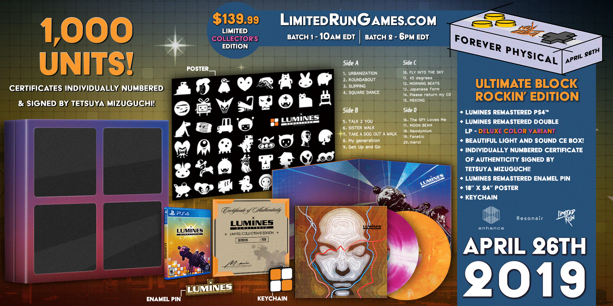 Limited Run #201: Lumines Remastered Ultimate Edition (PS4)