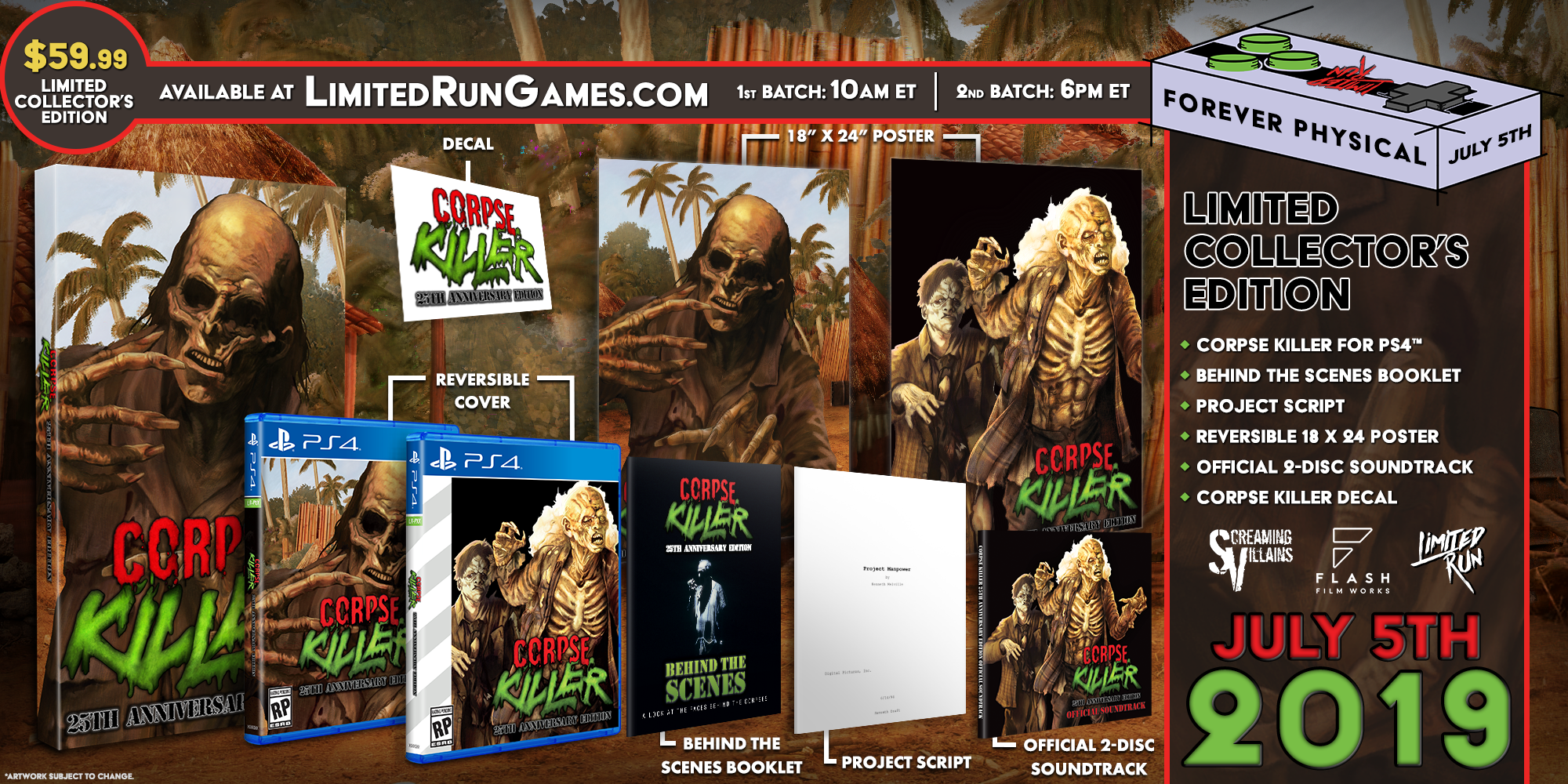 Limited Run #279: Corpse Killer Classic Edition (PS4)