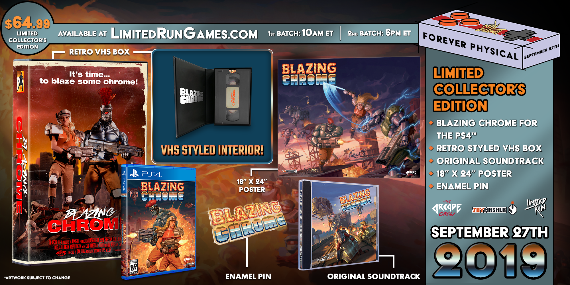 Limited Run #296: Blazing Chrome VHS Edition