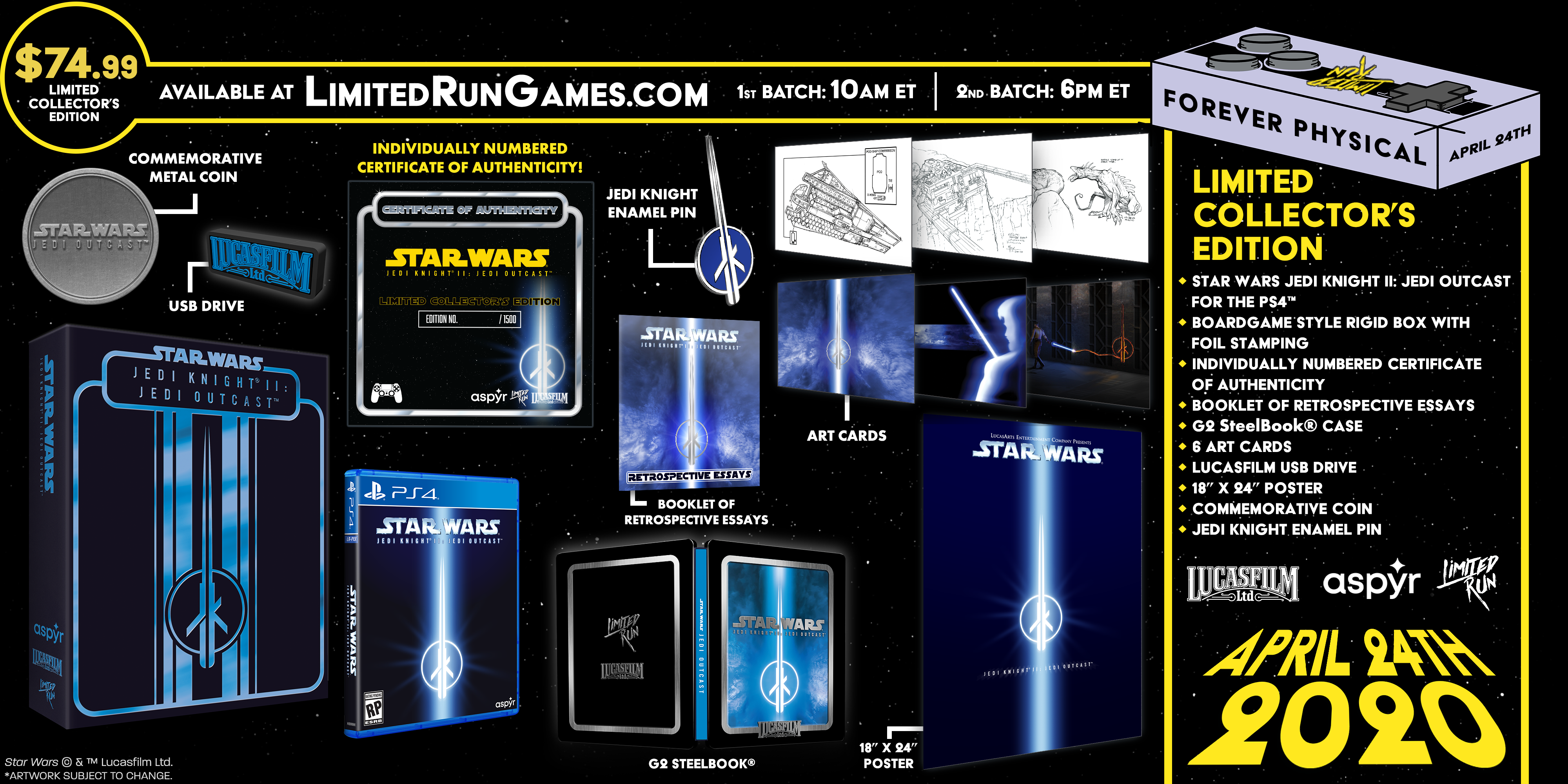 Limited Run #336: Star Wars Jedi Knight II: Jedi Outcast Premium Edition (PS4)